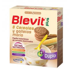 Blevit Plus 8 Cereales Galletas +5M 600g