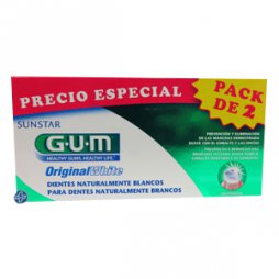Gum Original White Pack 2 X 75ml