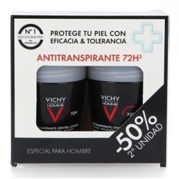 Vichy Duplo Men Desodorante Antitranspirante 72H 2ud 50%
